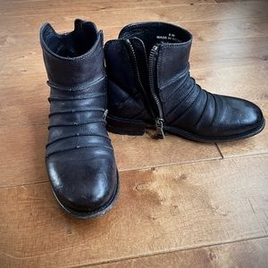 John Fluevog zip ankle boots